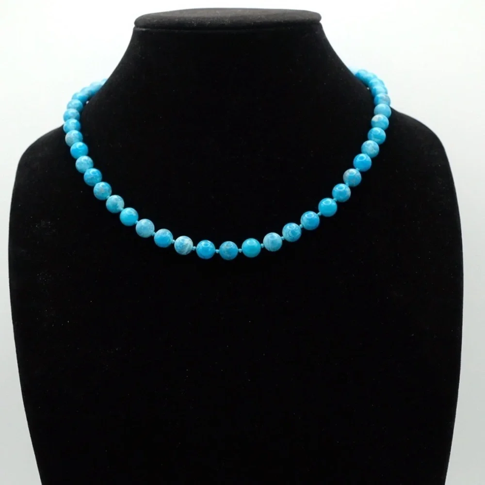 Cinderella inspired Vintage Howlite statement necklace Super Delicate